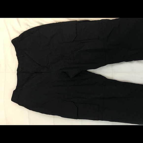 Cargo joggers pockets black H&M male size m - Picture 1 of 4